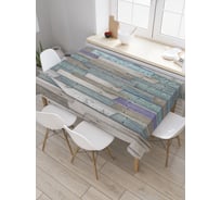 Прямоугольная скатерть JoyArty Несовершенный забор из сатена tc_23500_120x145