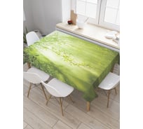 Прямоугольная скатерть JoyArty Лучистый лес из сатена tc_18971_120x145