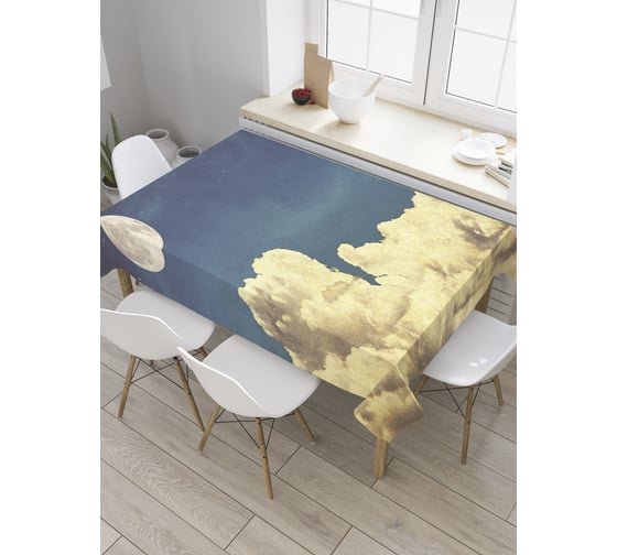 Прямоугольная скатерть JoyArty Ночные облака из сатена tc_32354_120x145 1
