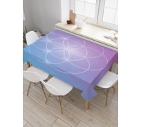 Прямоугольная скатерть JoyArty Парад звезд из сатена tc_18915_120x145