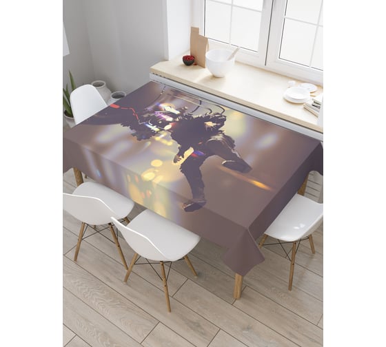 Прямоугольная скатерть JoyArty Ночной полет из сатена tc_28144_120x145