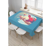 Прямоугольная скатерть JoyArty Новогоднее селфи из сатена tc_378470_120x145