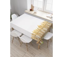 Прямоугольная скатерть JoyArty Неровный забор из сатена tc_21640_120x145