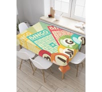 Прямоугольная скатерть JoyArty Лоторейная победа из сатена tc_20824_120x145