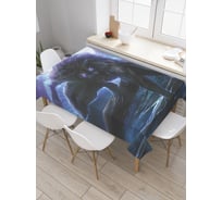 Прямоугольная скатерть JoyArty Ночной оборотень из сатена tc_19144_120x145