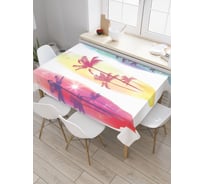 Прямоугольная скатерть JoyArty Мираж серфингиста из сатена tc_17129_120x145