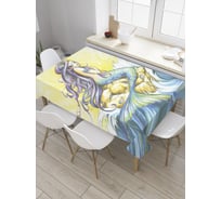 Прямоугольная скатерть JoyArty Манящая русалка из сатена tc_9102_120x145
