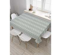Прямоугольная скатерть JoyArty Лиана с завитушками из сатена tc_31794_120x145