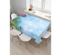 Прямоугольная скатерть JoyArty Новогоднее веселье из сатена tc_21467_120x145