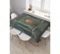 Прямоугольная скатерть JoyArty Ночной алтарь из сатена tc_19164_120x145