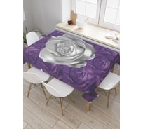 Прямоугольная скатерть JoyArty Композиция из роз из сатена tc_5447_120x145