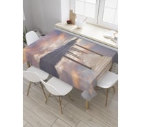 Прямоугольная скатерть JoyArty Пирс и небо из сатена tc_31165_120x145