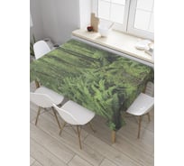 Прямоугольная скатерть JoyArty Непроходимые джунгли из сатена tc_32068_120x145
