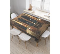 Прямоугольная скатерть JoyArty Ночная комната из сатена tc_19155_120x145