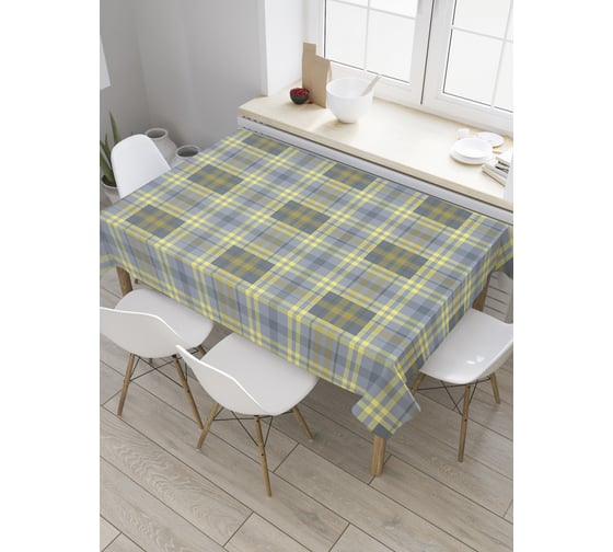 Прямоугольная скатерть JoyArty Оконная рама из сатена tc_31097_120x145 1