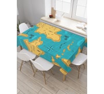 Прямоугольная скатерть JoyArty Осталось найти клад из сатена tc_19201_120x145