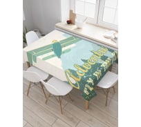 Прямоугольная скатерть JoyArty Небесный полет из сатена tc_22050_120x145