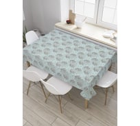 Прямоугольная скатерть JoyArty Парные рыбки из сатена tc_31892_120x145