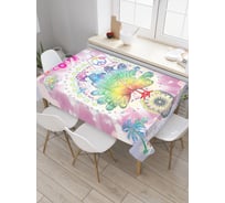 Прямоугольная скатерть JoyArty Нет войне из сатена tc_23416_120x145