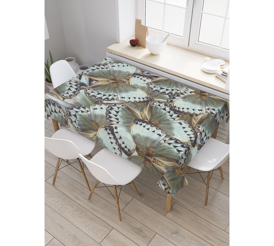 Прямоугольная скатерть JoyArty Крылатое полотно из сатена tc_36655_120x145 1