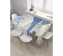 Прямоугольная скатерть JoyArty Кучистые облака из сатена tc_28427_120x145