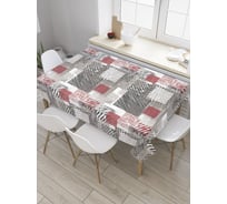 Прямоугольная скатерть JoyArty Лоскуты на выбор из сатена tc_28881_120x145