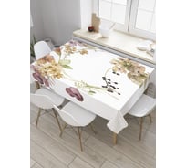 Прямоугольная скатерть JoyArty Нежная акварель из сатена tc_32812_120x145