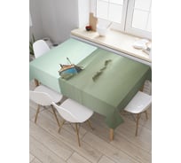 Прямоугольная скатерть JoyArty Крушение корабля из сатена tc_20530_120x145