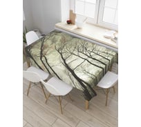 Прямоугольная скатерть JoyArty Лесной круг из сатена tc_7098_120x145