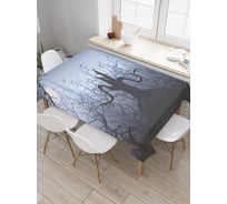 Прямоугольная скатерть JoyArty Ночное царство из сатена tc_18793_120x145