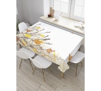 Прямоугольная скатерть JoyArty Осенний листопад из сатена tc_32510_120x145