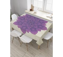 Прямоугольная скатерть JoyArty Лепестки мандалы из сатена tc_35460_120x145