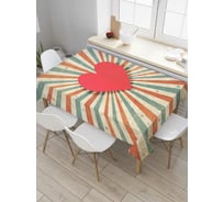 Прямоугольная скатерть JoyArty Концентрация любви из сатена tc_7276_120x145