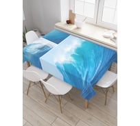 Прямоугольная скатерть JoyArty Лови волну из сатена tc_19051_120x145