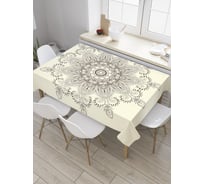 Прямоугольная скатерть JoyArty Мандала арабеска из сатена tc_35473_120x145