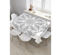 Прямоугольная скатерть JoyArty Мандала в стиле дудл из сатена tc_28895_120x145