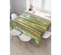 Прямоугольная скатерть JoyArty Лесной бег из сатена tc_20752_120x145