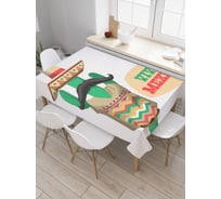 Прямоугольная скатерть JoyArty Мексиканское сомбреро из сатена tc_20617_120x145