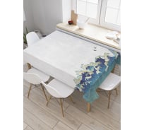 Прямоугольная скатерть JoyArty Пара над морем из сатена tc_37607_120x145