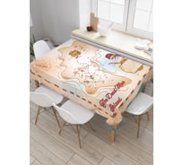 Прямоугольная скатерть JoyArty Пиратский клад из сатена tc_18562_120x145