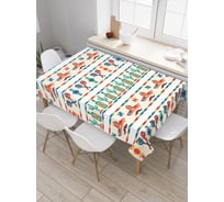 Прямоугольная скатерть JoyArty Мексиканские полосы из сатена tc_20612_120x145