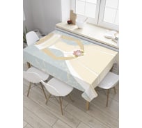 Прямоугольная скатерть JoyArty Невеста готова из сатена tc_34496_120x145