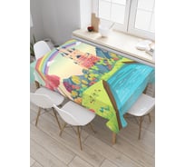 Прямоугольная скатерть JoyArty Королевство за горами из сатена tc_29005_120x145