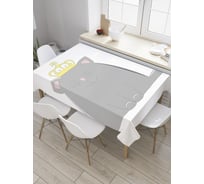 Прямоугольная скатерть JoyArty Королевский котик из сатена tc_31310_120x145