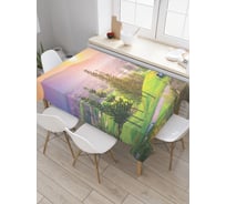 Прямоугольная скатерть JoyArty Лесной гольф из сатена tc_20632_120x145