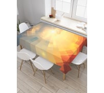 Прямоугольная скатерть JoyArty Пикселизация лучей солнца из сатена tc_30359_120x145