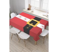 Прямоугольная скатерть JoyArty Костюм санты из сатена tc_5536_120x145