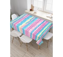 Прямоугольная скатерть JoyArty Миражные линии из сатена tc_26714_120x145