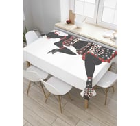 Прямоугольная скатерть JoyArty Национальная одежда из сатена tc_36758_120x145
