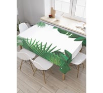 Прямоугольная скатерть JoyArty Лиственная композиция из сатена tc_13294_120x145